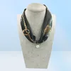 Han Jing Multi Color Jewelry Statement Necklace Pendant Scarf Women Böhmen Neckerchief Foulard Femme Accessories1167625