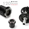 Bike Headsets TANKE 120 Click Hub 6 Bearing MTB Mountain Front Rear Thru HG 28 32 36 Holes Disc Brake Bicycle Hubs 8 9 10 11 12 Speed 231010