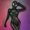 테마 의상 코스프레 섹시한 Zentai 정장 여성 점프 슈트 슈퍼 영웅 Zentai Come Full Bodysuit Fancy Outfit Carnival Party Dress T231011