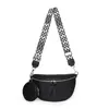 Sacos de cintura luxo couro genuíno mulher saco peito alta qualidade vaca mulheres crossbody com pequena bolsa bolsas femininas