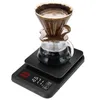 Hushållsskalor Precision Electronic Kitchen Scale 5KG01G 10KG1G LCD Digital Drip Coffee Scale med timerviktbalans 231010