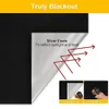 Sheer Curtains Portable Bedroom Thermal Insulated Nursery Temporary Curtain Blackout Blind Travel Window Cover Shade 231010