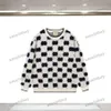 Xinxinbuy Men Designer Hoodie Sweater Podwójny liter Jacquard Paris Donne Neck Women Black Purple Yellow xs-2xl224o