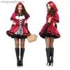 Theme Costume Size S-6XL Halloween Ladies Little Red Riding Hood Come Fantasy Hen Party Robe Cosplay Game Uniform Fancy Dress T231011