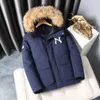 designer Canadian jacket winter clothes Fashion Designer Clothing Thickened warm Men Hoodie high quality versatile coat down-filled garment 1DPSH