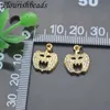 Other Fashion Accessories 2 Pairs Gold Color Halloween Pumpkin Shape Earrings Nickel Free Cute Creative Holiday Earring Girls Jewelry Accessories Q231011