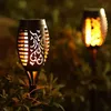 Lampade solari a fiamma tremolante a LED da 12 pezzi, luce solare impermeabile per esterni, luce solare da giardino con accensione/spegnimento automatico, per la decorazione di Capodanno, Natale di Halloween