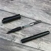 Перьевые ручки Черный самурай Высококачественная перьевая ручка Forest Отличное перо Офисные школьные принадлежности Гладкие чернила для письма 231011