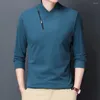 Maglioni da uomo Maglione casual Top Camicia in pile ricamata su doppio lato Cerniera Calda ed elegante Maglietta versatile a maniche lunghe ampia