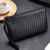 Handbag Briefcase Bvs Designer Bag Woven Knitting Knotted y with Logo Tote Genuine Leather Mens Woven Handbag 2023 New Fashion Casual Sheepskin Soft Envelope D2LE