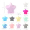 Teethers Toys Keep Grow 10pcs Baby Silicone Beads Colourful star BPA Free Nursing Chewable Teething Pacifier Teether DIY Necklace 231010