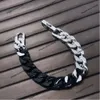 Versione alta Bracciale di design Moda Gioielli di marca Tendenza Hip Hop Cubano Personalità a catena spessa Bracciali multistrato da uomo e da donna