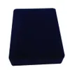 19x19x4cm Velvet Jewelry Set Box Long Pearl Necklace Box Box Display عالي الجودة اللون الأزرق 297H