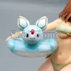 Костюмы талисмана 28 см Аниме Atelier Ryza 2 Reisalin Stout 1/6 Белый купальник Ver Сексуальная девушка ПВХ Фигурки Коллекция Модель Кукла Игрушки Подарок