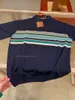 Herren-Poloshirts für den Winter, Loro Piana, marineblau, farblich passende kurzärmelige Strick-Poloshirts