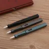 분수 펜 자세 교정 무광택 검은 색 860 펜 EF NIB 플라스틱 프로스트 녹색 문구 학교 사무용품 잉크 231011