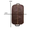 Cubierta antipolvo de 120cm para hombre, funda para traje, bolsas, ropa, Protector colgante, funda para abrigo de viaje, almacenamiento con cremallera, 231007