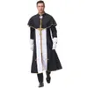 Halloween Couple Cosplay Priest Nun Pastor Costume