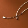 ペンダントネックレスMetiseko Super Mini Natural Freshwater Pearl Choker Necklace 925 Sterling Silver Chain 2M Elegant for Women 231010