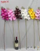 Decorative Flowers 1 Stem Real Touch Latex Artificial Moth Orchid Butterfly Flower For House Home Wedding Festival Decoration F472