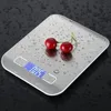 Household Scales 5kg 10kg Rechargeable Kitchen Scale LCD Display Stainless Steel Electronic Home Jewelry Food Snacks Weighing Baking Tools 231011