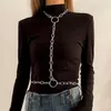 Сексуальная многослойная цепочка для тела со стразами, ожерелье, ювелирные изделия для женщин, простые длинные аксессуары на талии, Chains2464