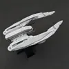 Giocattoli di trasformazione Robot MOC Creative Expert MK II Cylon Raider Minifig scala Astronave Space FighterSpace Fighter UCS Mattoni Bambini Giocattoli Regali Juguetes 231010