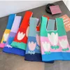 Aufbewahrungstaschen Dreidimensionale Tasche Vertikale quadratische tragbare Damen Praktische farblich passende Küchenaccessoires Handgelenk-Polyester-Handtasche