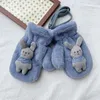 Kinderwanten Kind Handschoenen voor 37Y Baby Kids Halter Herfst Winter Warm Cartoon Konijn Leuke Coral Fleece 231010