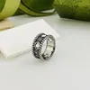 nouveau créateur de mode bagues en argent sterling bijoux femme et homme couple amoureux bague de mariage bague de fiançailles bagues de fiançailles avec boîte