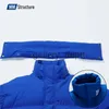 Męska puch Parkas Klein Blue Puffer Kurtka Owczesna para solidna błyskotka ciepła zagęszcza bawełniana bawełniana koreańska zimowa ripstop Quested Męska kurtka J231010