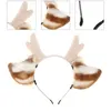 Bandanas 1Pc Adorable Antler Hairband Cosplay Hair Band Creative Party Headdress Supply