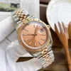 مشاهدة Mens Designer يشاهد عالي الجودة Montre Automatique Womens Oologio 31mm 36mm Rose Gold Classic Wristwatches بالجملة