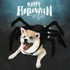 Trajes de gato Pet Spider Costumes Harness Cães Gatos Festa de Halloween Pet Engraçado Traje Cosplay para Filhote de Cachorro Pequeno Gatinho Pet Hlloween Pet Supplies 231011
