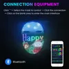 إكسسوارات الأزياء Halloween LED Bluetooth RGB Light Up Display Party Diy Photo Photo Mask Mask Text Text Prank Concert Mask LED Displayl231011