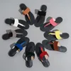 Sandálias de slides metálicos Designer Slides Luxo Flip Flops Chinelos para Mulheres Casual Praia Caminhada Sandália Plana Moda Baixo Salto Chinelo Sapatos Tamanho 37-42