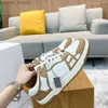 Sneaker Skel buty designer butów męskie amiiri nowa gwiazda ta sama kości top skórzana płyta trendowa zwykła wysoka wersja