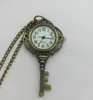 Orologi da tasca S Orologio al quarzo con motivo chiave in bronzo vintage con catena per collana