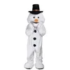 Halloween Happy Snowman Mascot Costumes Simulering Toppkvalitet Tecknad temaparaktär Karnival Unisex Vuxna Dräkt Julfestdräkt Suit