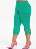 Active Pants S-5XL Women High Waist Cropped Trousers Elastic Bandage Leggings Super Yoga Pant