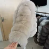 Womens Fur Faux Maomaokong Natural Real Coat Women Winter Warm Luxury Jacket Longe Longeple Female Vest Furry Coats 231010