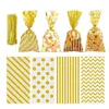 Emballage cadeau 60pcs Sacs de bonbons en plastique transparent Cookie Snack Emballage Clear Opp Cellophane Sac Anniversaire Mariage Fête de Noël