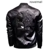 Trend Plein Thin Philipps Clothes PP Autumn Cool Leather Hop Jacket Pu Man Skull Street Korean Hip Style Slim Jacka Läderkläder Päls 220115 BMX9