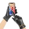 Fünf-Finger-Handschuhe aus echtem Schaffell-Leder für Damen, Winter, warm, Touchscreen, Texting, Kaschmir-gefüttertes Kleid im Freien 231010