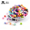 Jouets de dentition LOFCA 9mm 20pcslot perles de silicone dentition bijoux de bricolage tout-petits anneau de dentition de qualité alimentaire sans BPA à croquer coloré 231010