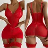 Damen-Nachtwäsche, Übergröße, Damen-Dessous, sexy Frauen, Spitze, Nachthemd, Kleid, Babydoll, Unterwäsche, Strumpfgürtel, Kostüm, Netz-Nightwea223c