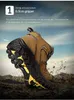 Boots GOLDEN CAMEL Waterproof Hiking Shoes Outdoor Hightop Tactical Military AntiSlip Male Sneakers Trekking For Men 231010