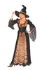 Halloween Ny ankomst Dual Color Long Witch Costume Cosplay Party Stage Performance Outfit