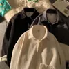 Männer Jacken 2023 Fleece Winter Herbst Warme Jacke Für Männer Feste Koreanische Stil Casual Polo Tops Tägliche Kleidung