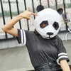 ملحقات الأزياء 3D Paper Mold Panda Head Mask Masse Animal Model Halloween Cosplay Props Adults Kids Party Play Play Up Diy Craft Masksl231010l231010